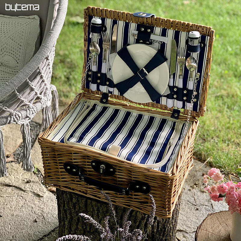 Picknickkorb GARDEN braun für 2 Personen
