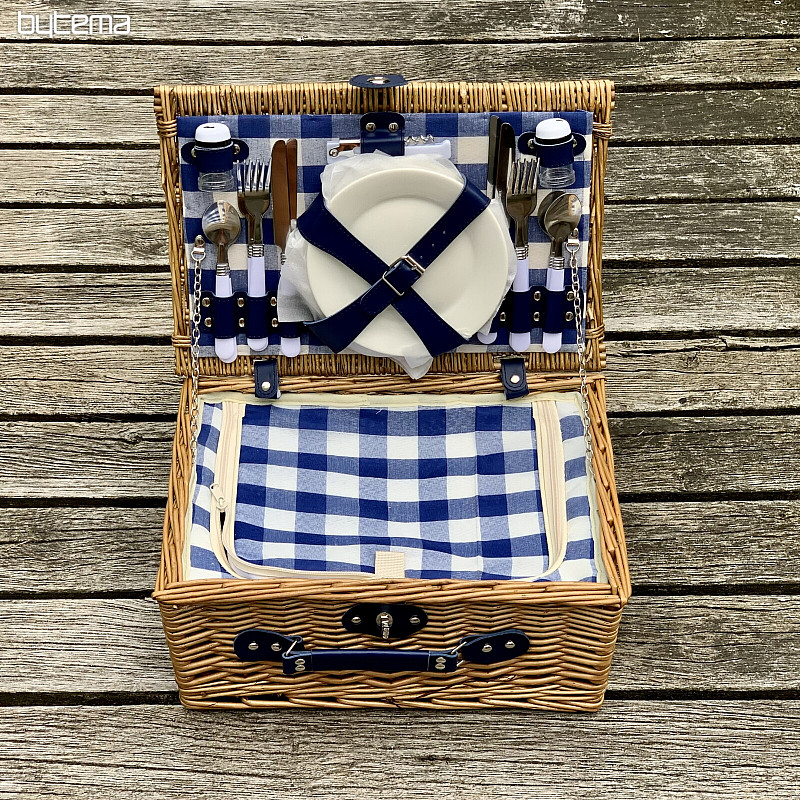Picknickkorb GARDEN braun für 4 Personen
