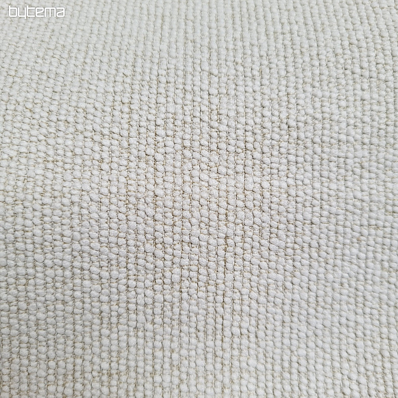 Luxuriöser einfarbiger Designer Dekostoff GERSTER 77052/20 CREAM