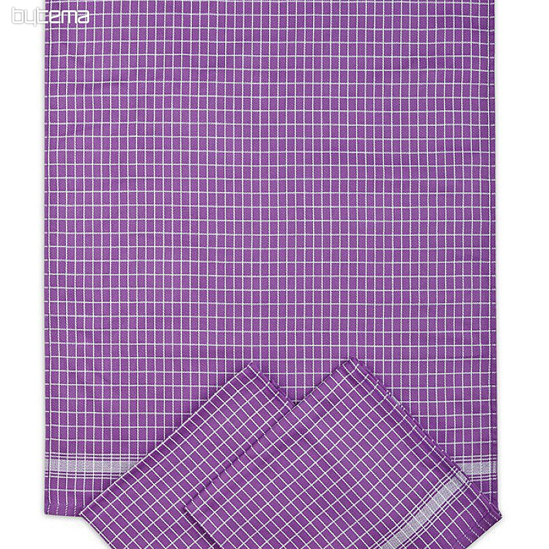 Handtücher lila-weißer Würfel 50x70cm 3St