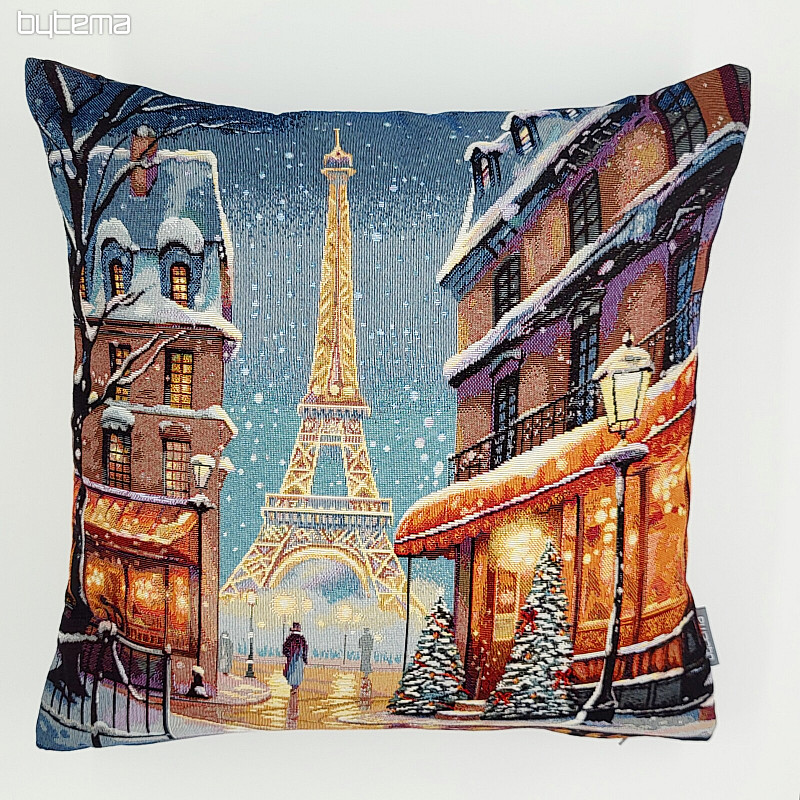 Weihnachts-Gobelinbezug NACHT PARIS