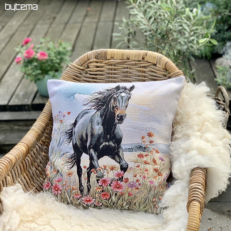 Gobelin-Kissenbezug BLACK BEAUTY