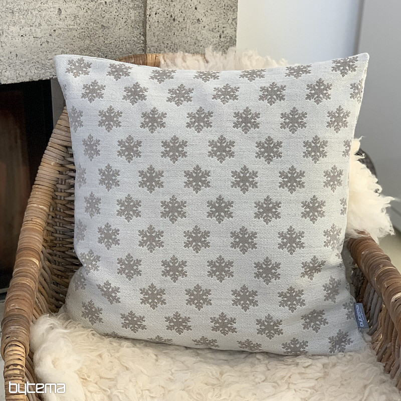 Luxuriöser Dekobezug FLAKES BEIGE
