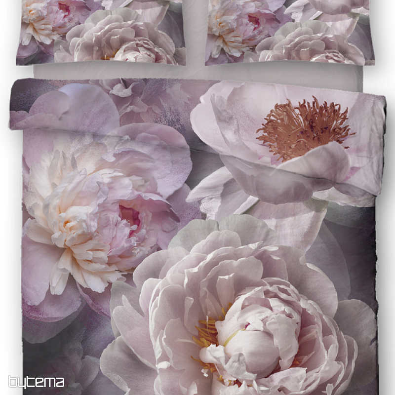 Baumwoll-Satin-Bettwäsche PEONY
