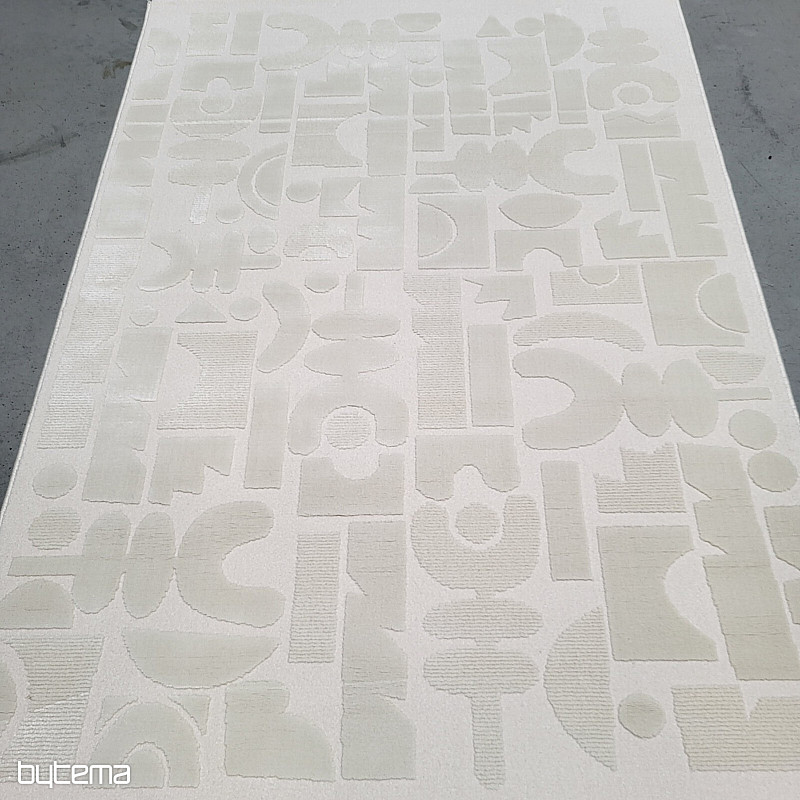 Stück Teppich BOHO Geometrie Licht