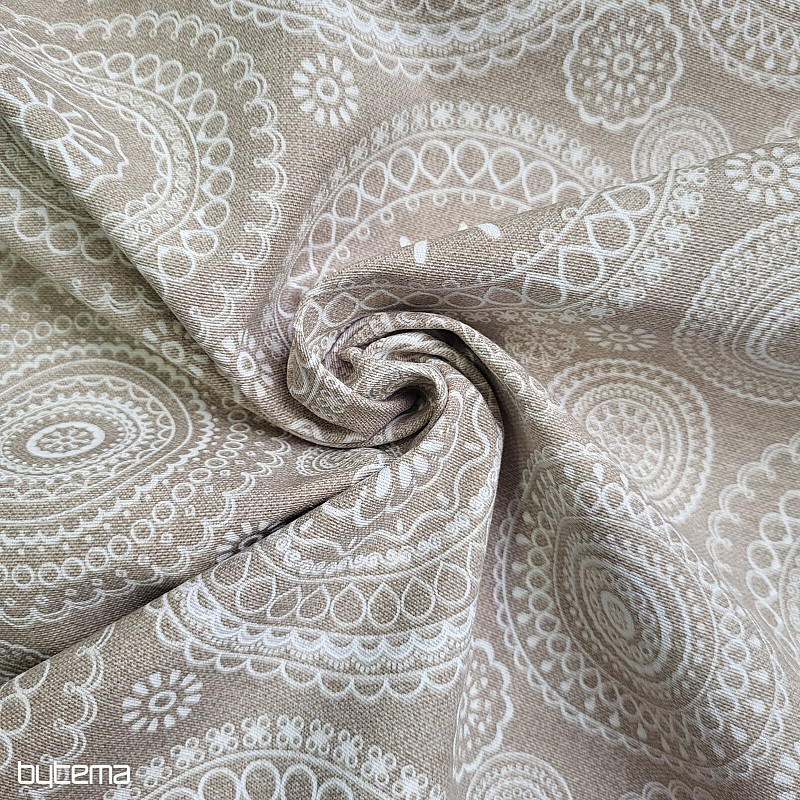 Dekostoff MANDALA beige
