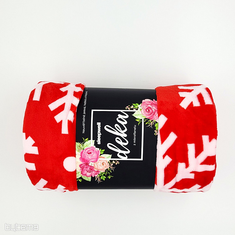 Decke MF FLAKE RED