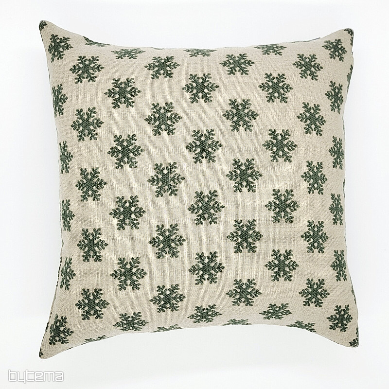Luxuriöser Dekobezug FLAKES GREEN B