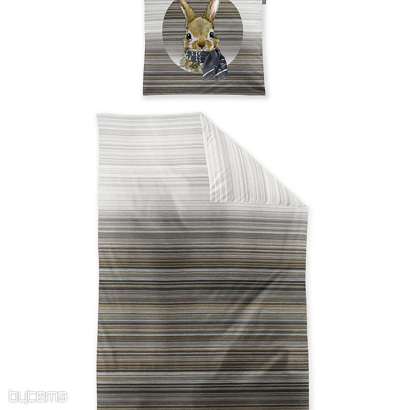 IRISETTE Luxus-Flanellbettwäsche HASE