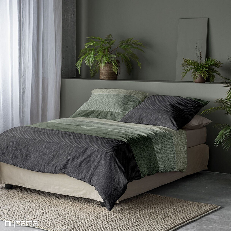 Luxus-Flanellbettwäsche IRISETTE KOALA 8430-30 GRÜN