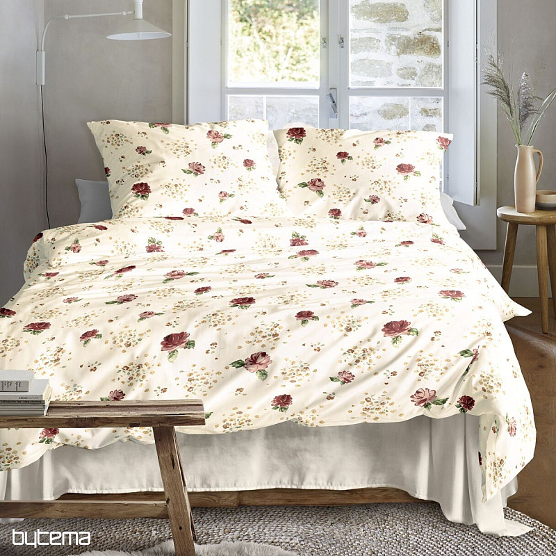 Luxus-Flanellbettwäsche IRISETTE KOALA 8627-60 ROSE RED