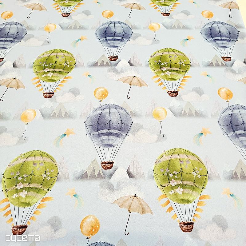 Dekorationsstoff BLACK OUT FLYING BALLOON
