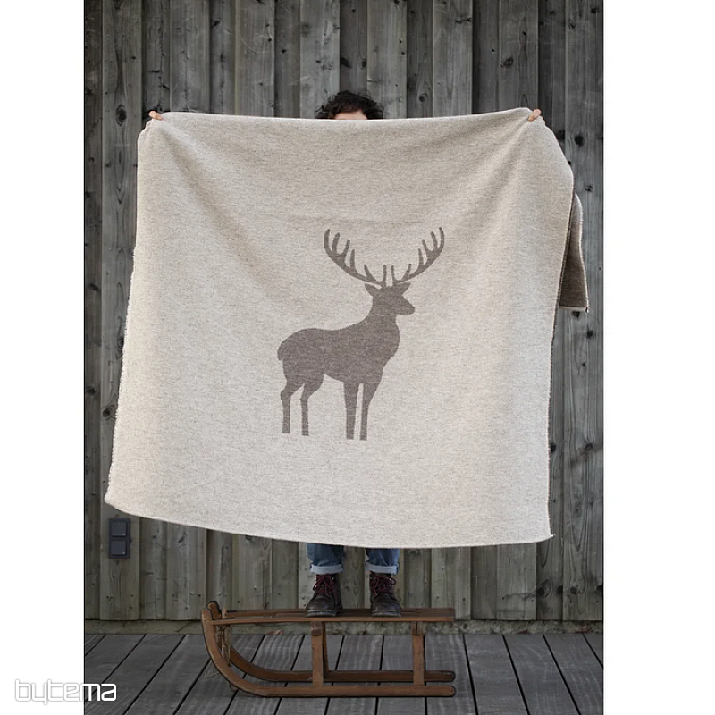 Decke DF LUCA DEER BEIGE