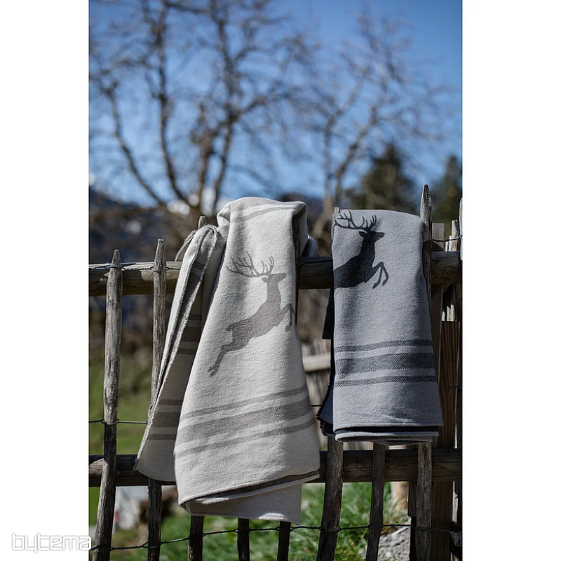 Decke DF LUCA DEER JUMPING GREY
