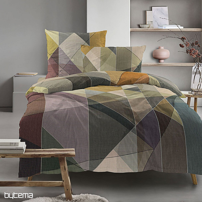 IRISETTE Luxus Baumwollsatin WAVE 8639-90 MULTI