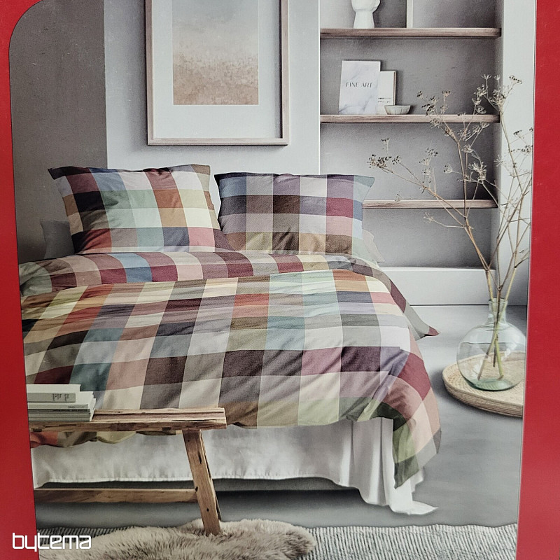 IRISETTE Luxus Flanellbettwäsche ZOBEL 8600-90 MULTI CHECK