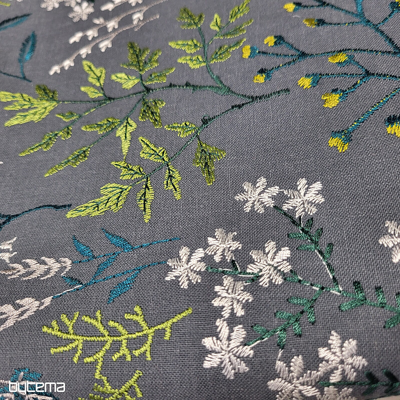 Bestickter Schal GINGER™ GREEN