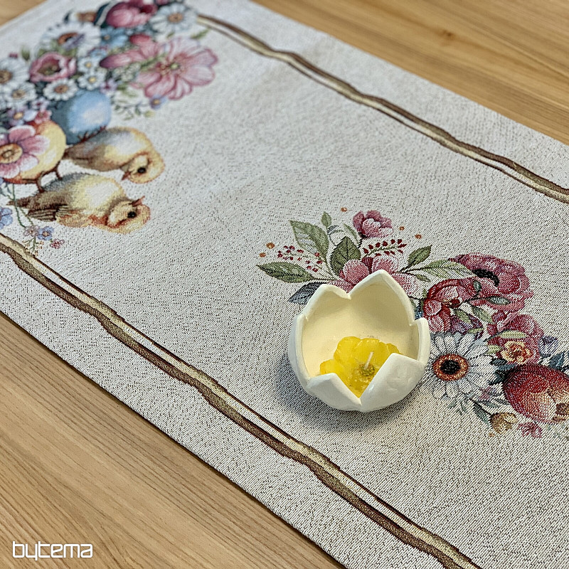 Wandteppich-Tischdecke und Schal FRÜHLINGSFERIEN