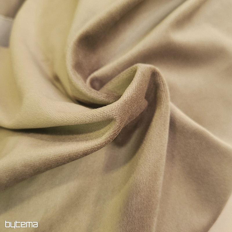 Luxuriöser, einfarbiger Designer-Dekorstoff GERSTER 77042/0200 BRAUN