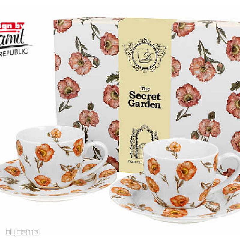 Porzellan-Set „Wild Poppies“