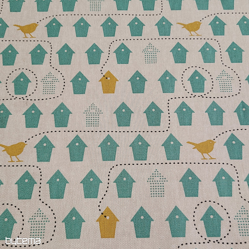 Vogelhäuser aus Baumwollstoff