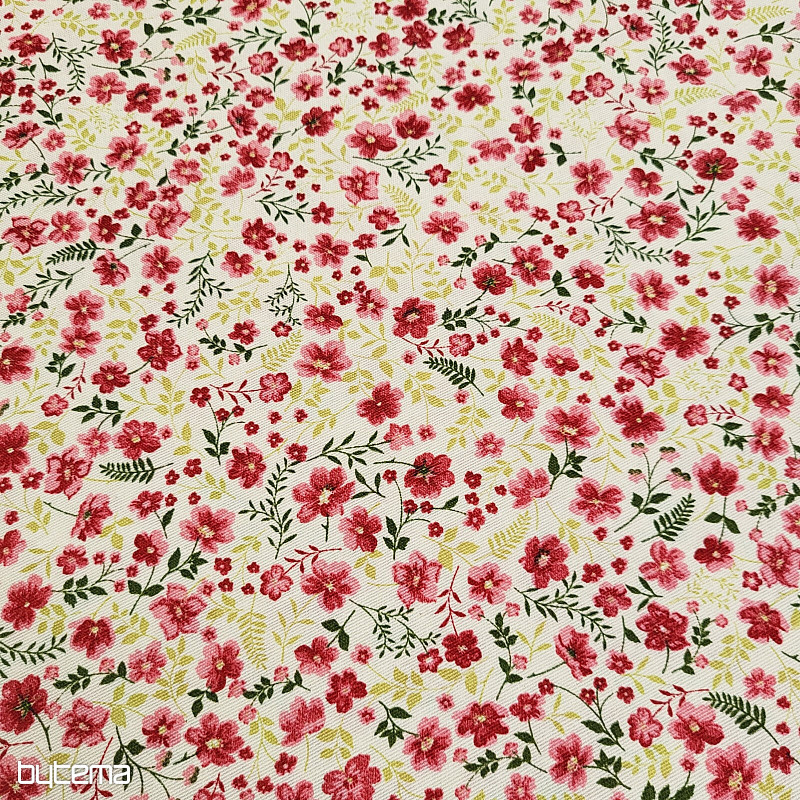 Dekorativer Stoff CIRI rot