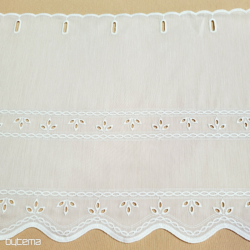 Vorhang für Buntglas GERSTER 11885 creme