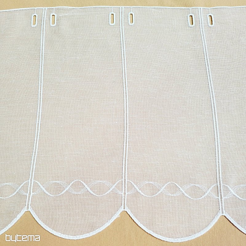 Vorhang für Buntglas GERSTER 11883 weiß