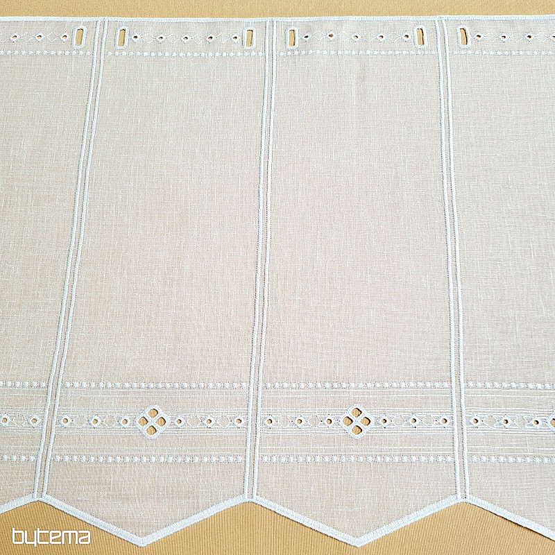 Vorhang für Buntglas GERSTER 11884 weiß