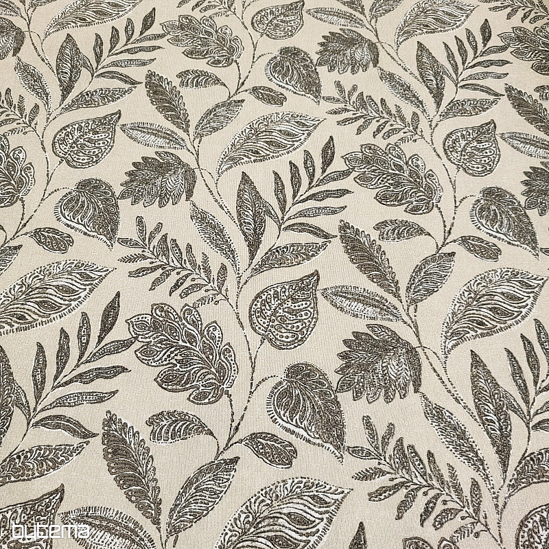 Dekorativer Stoff BETINA braun