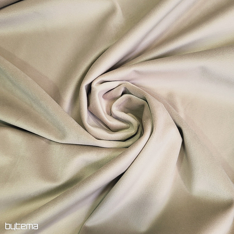 Luxuriöser, einfarbiger Designer-Dekorstoff GERSTER 77042/0023 Hellbeige