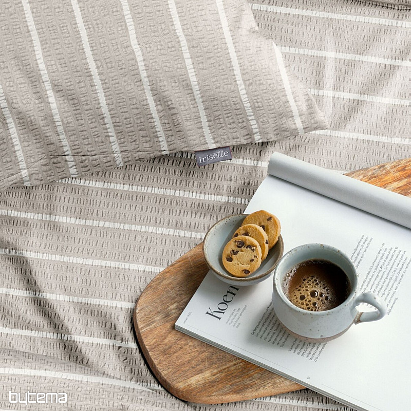 IRISETTE Luxus-Soft-Crêpe EASY 8548-80 Streifen Beige