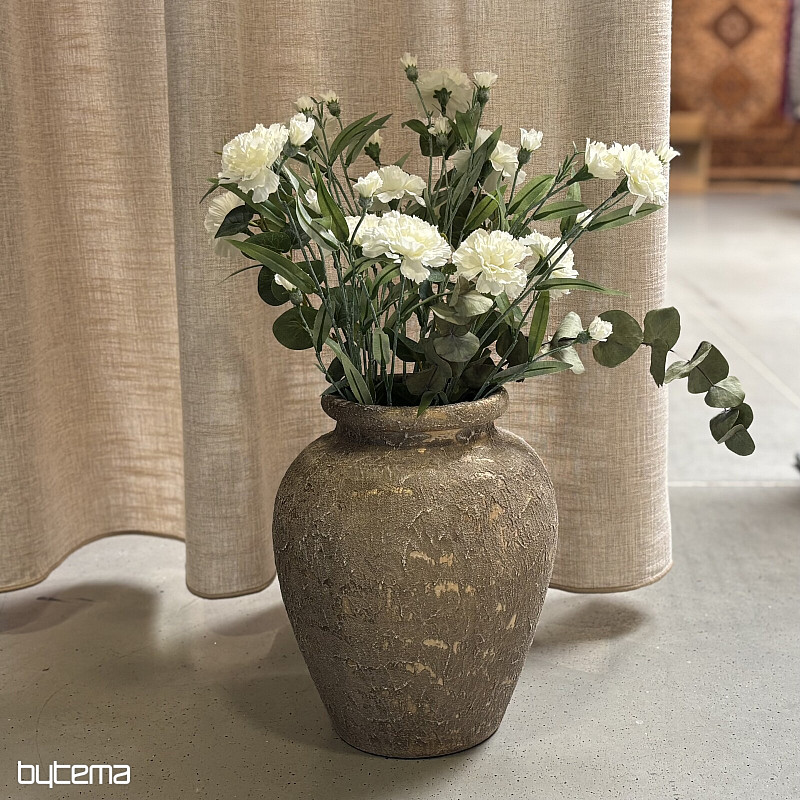 Keramikvase TAVIR 24x30 rustikales Gold