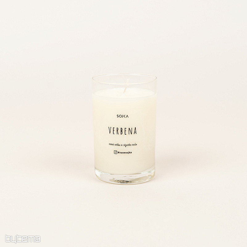 Sojakerze mit VERBENA-Duft
