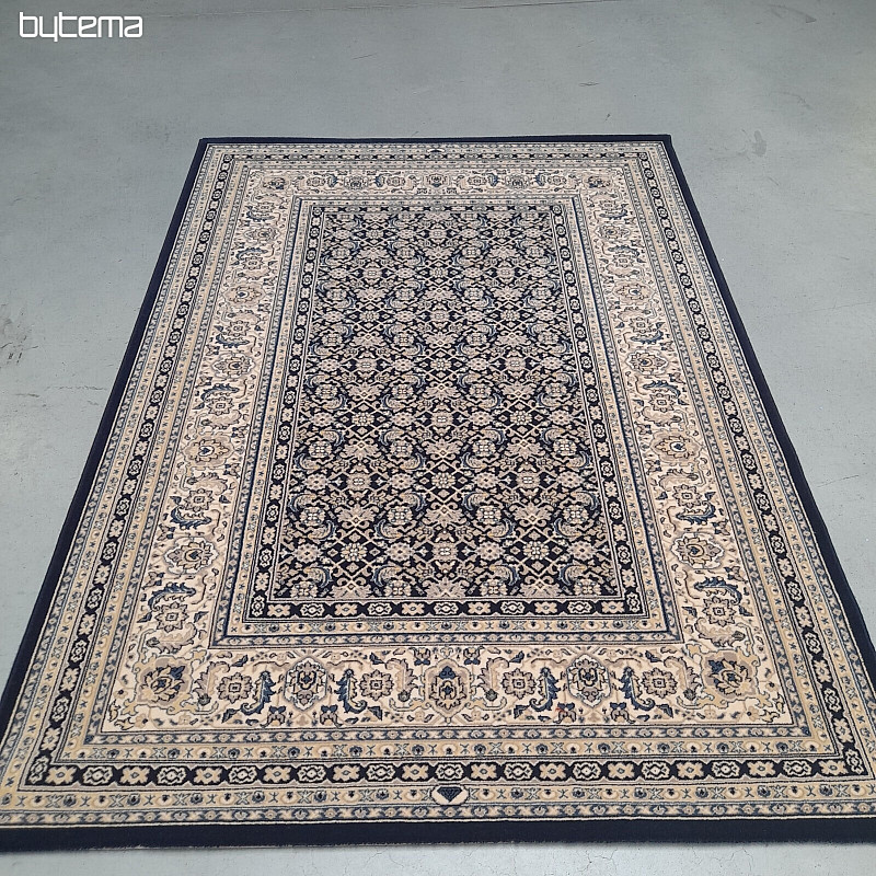 Wollteppich ORIENT klassisch blau, allover-Muster