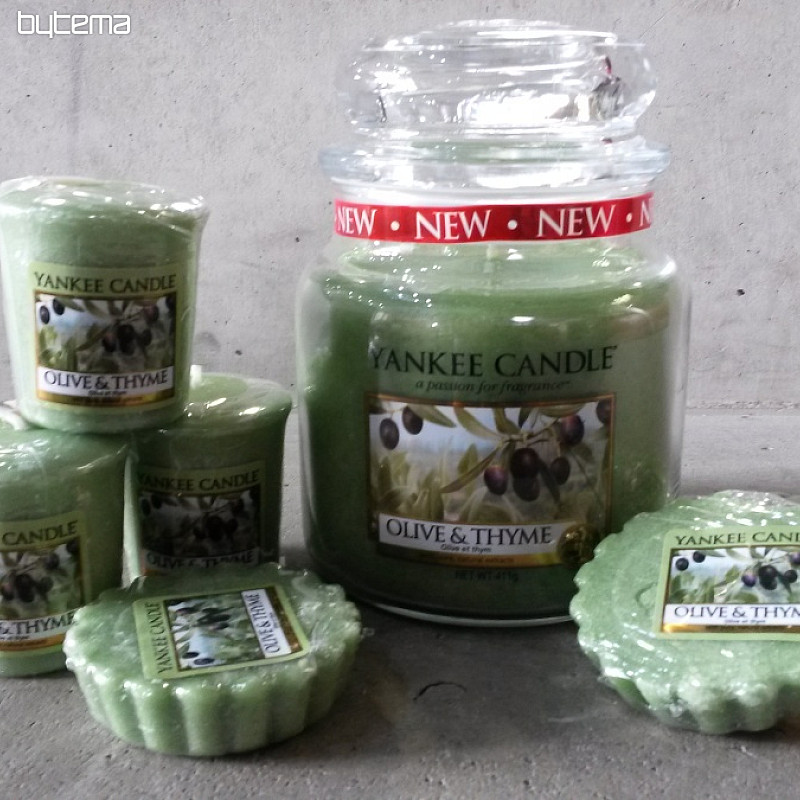 Kerze YANKEE CANDLE Duft OLIVE - THYME