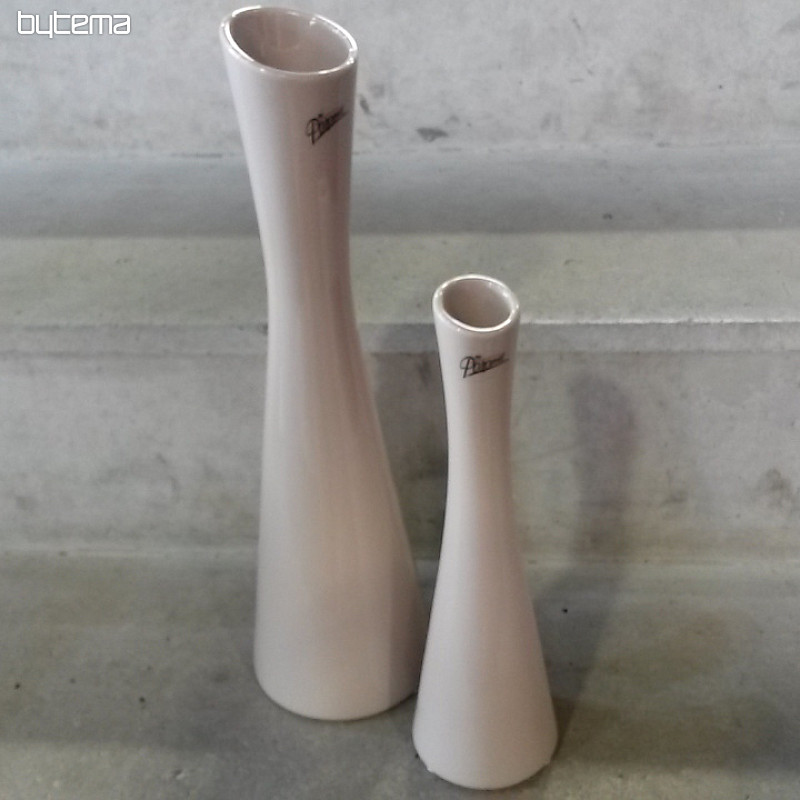 Vase aus Porzellan LINK weiß