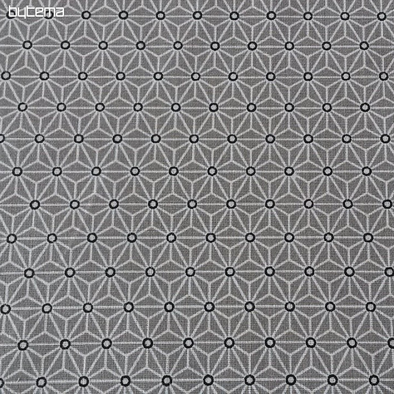 Dekostoff SAKI 25 beige-grau