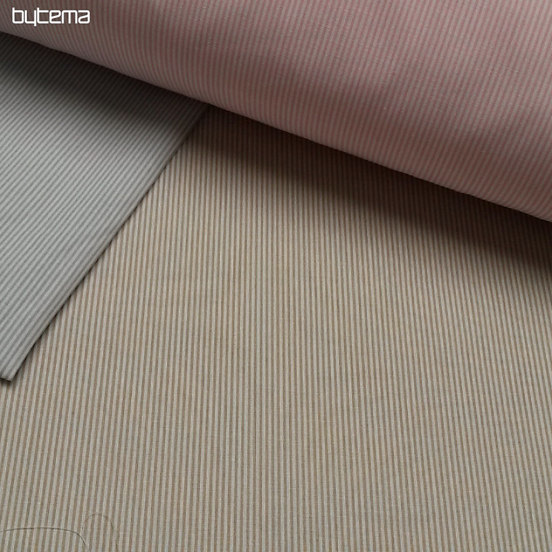 Baumwollstoff BABY STRIPE beige