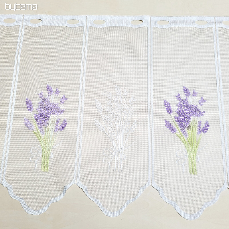 Jacquard-Vorhang für Buntglas LAVENDER