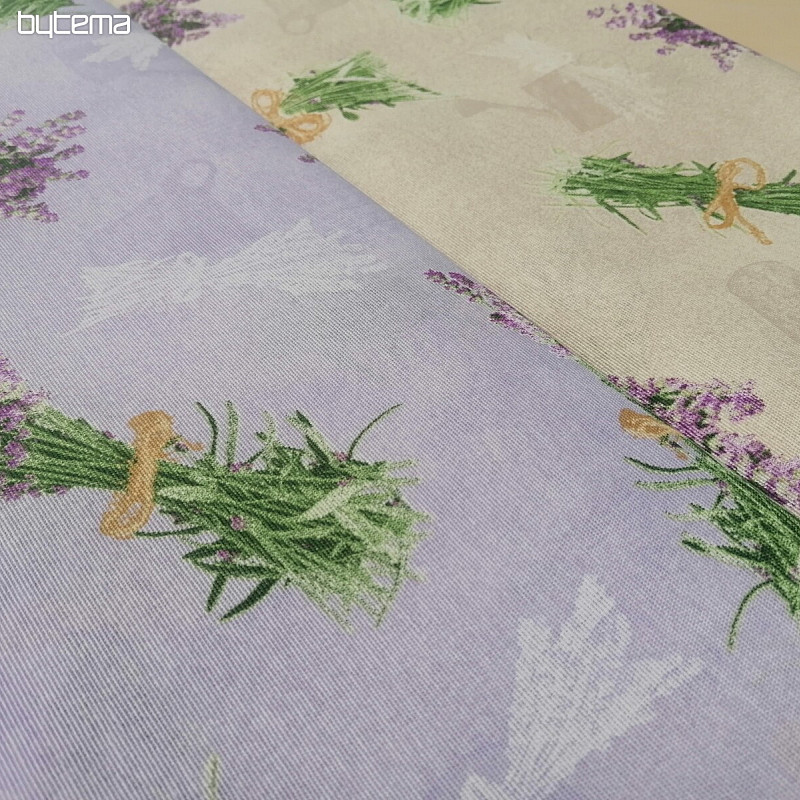 Dekostoff LAVENDEL Strauß LILA