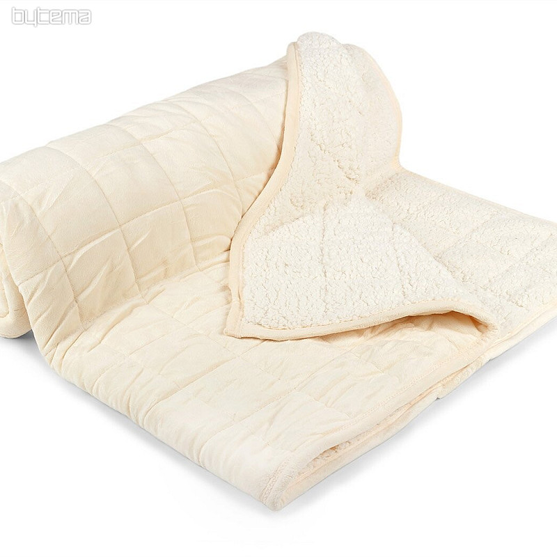 Mikrofaserdecke EXTRA WEICHER SCHAFE-Cremestich