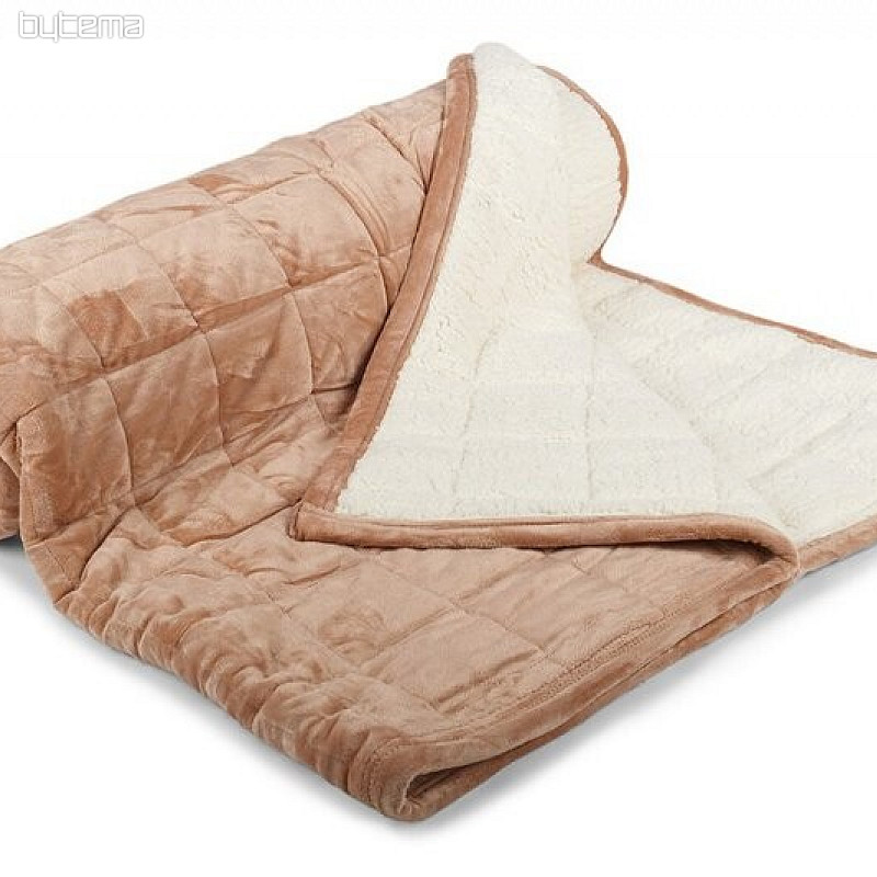 Mikrofaserdecke EXTRA SOFT SCHAF Naht beige