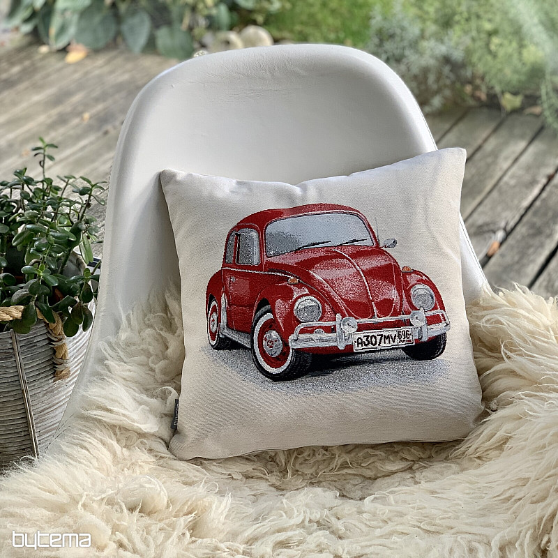 Gobelin-Kissenbezug VW KÄFER ROT