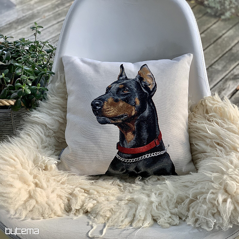 Gobelin-Kissenbezug Doberman