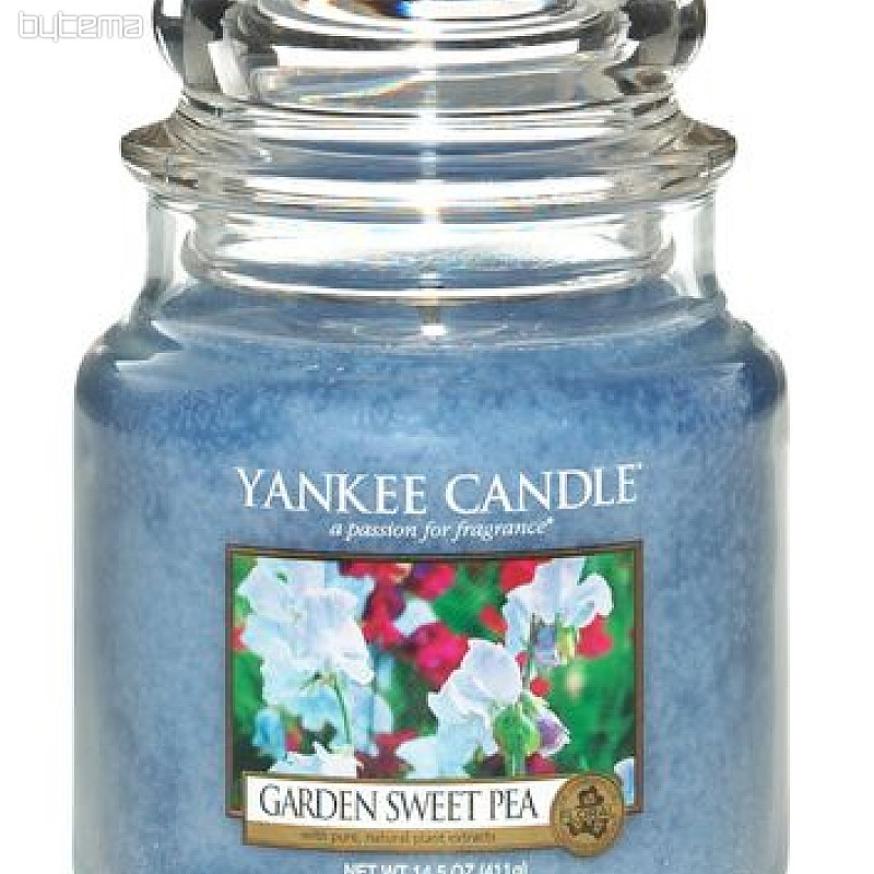 Kerze YANKEE CANDLE Duft GARDEN SWEET PEA - Gartenblüten