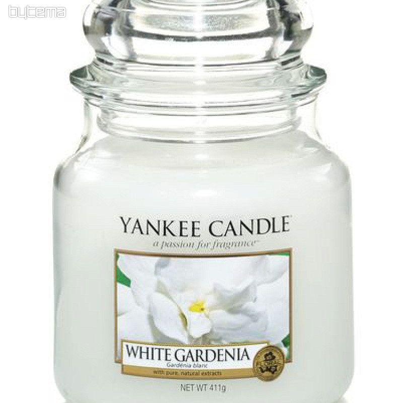 Kerze YANKEE CANDLE Duft WHITE GARDENIA - weiße Gardenie