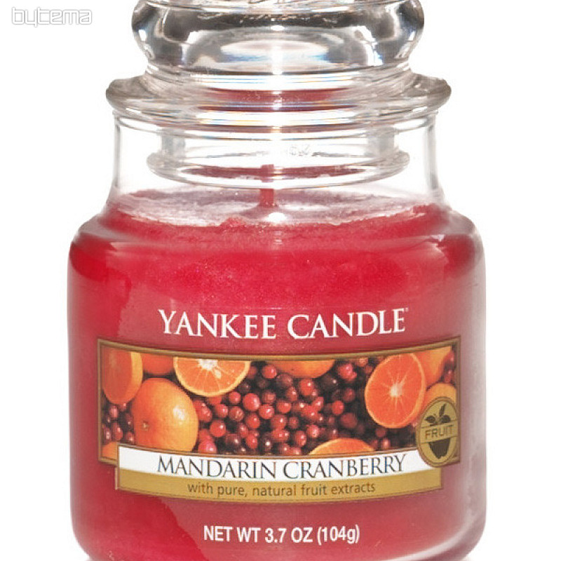 Kerze YANKEE CANDLE Duft MANDARIN CRANBERRY - Mandarinen mit Preiselbeeren