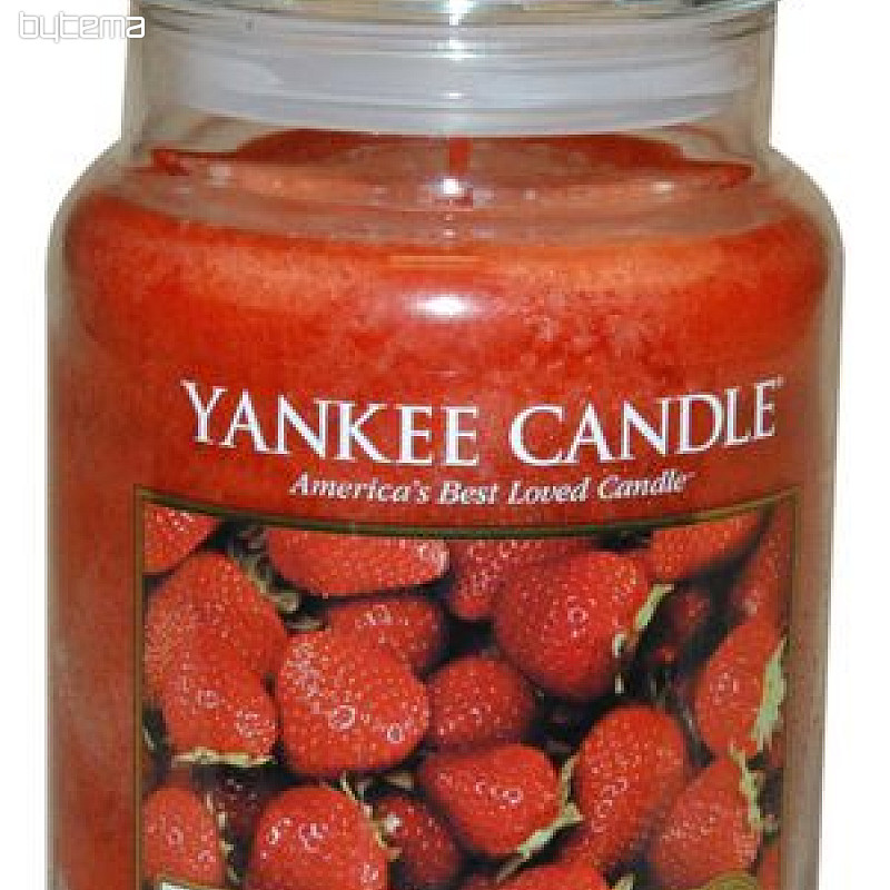 Kerze YANKEE CANDLE Duft SWEET STRAWBERRY - süße Erdbeeren