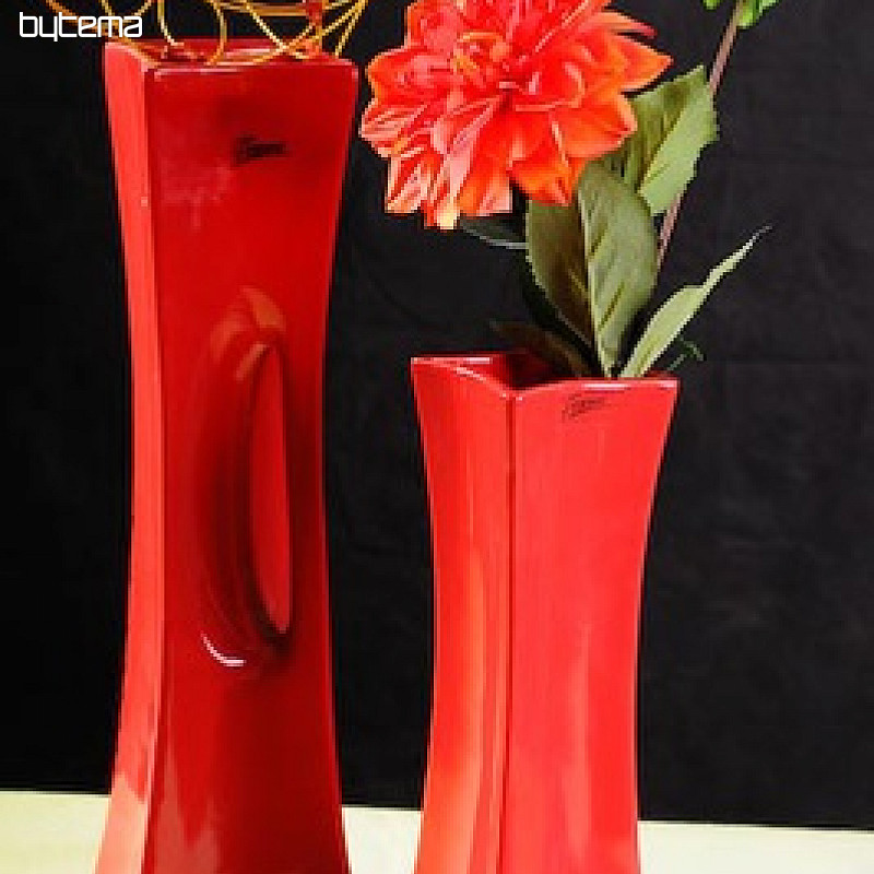 Vase X - Vase rot